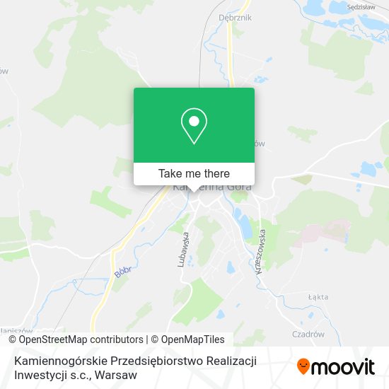 Карта Kamiennogórskie Przedsiębiorstwo Realizacji Inwestycji s.c.