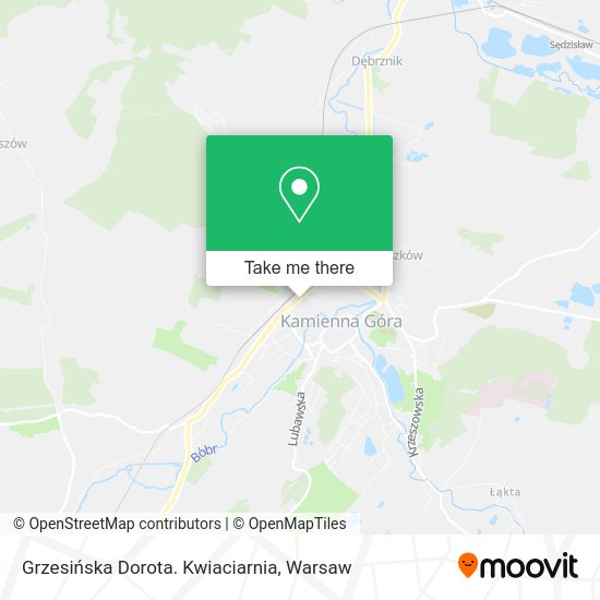 Grzesińska Dorota. Kwiaciarnia map