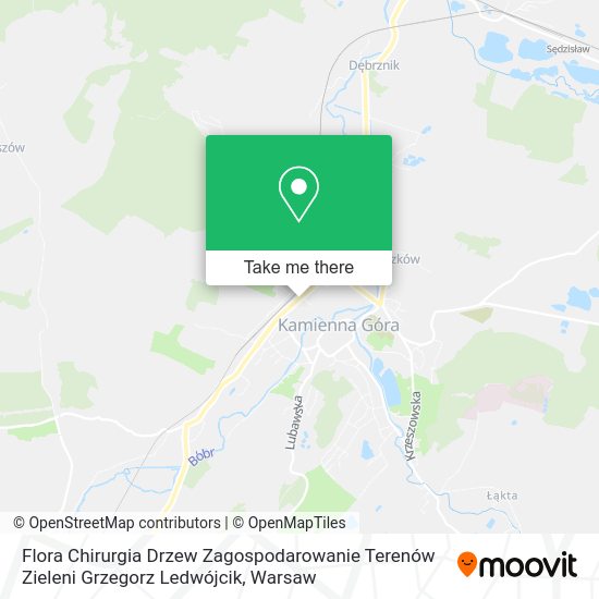 Flora Chirurgia Drzew Zagospodarowanie Terenów Zieleni Grzegorz Ledwójcik map