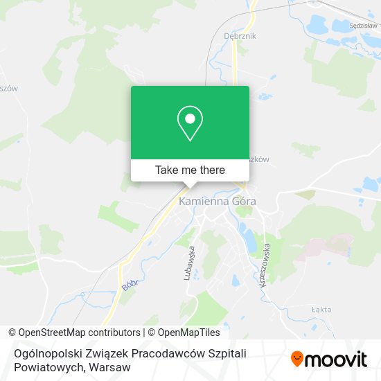 Ogólnopolski Związek Pracodawców Szpitali Powiatowych map