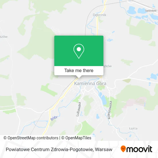 Карта Powiatowe Centrum Zdrowia-Pogotowie