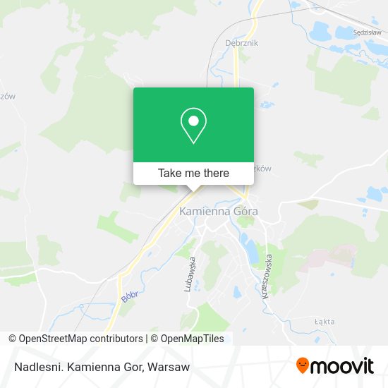 Nadlesni. Kamienna Gor map