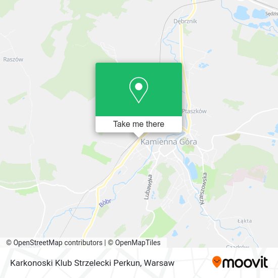 Karkonoski Klub Strzelecki Perkun map