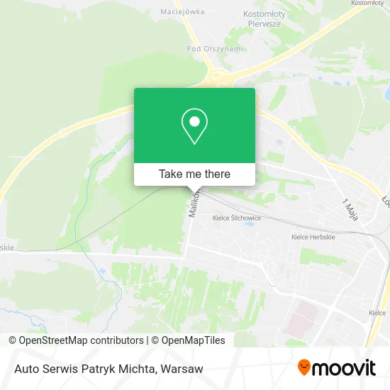 Карта Auto Serwis Patryk Michta