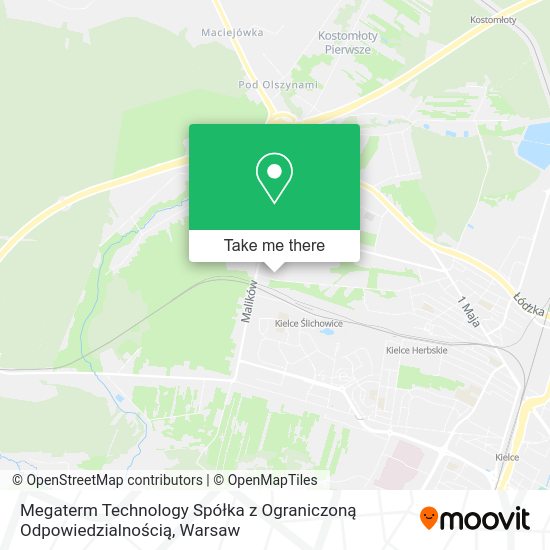 Megaterm Technology Spółka z Ograniczoną Odpowiedzialnością map