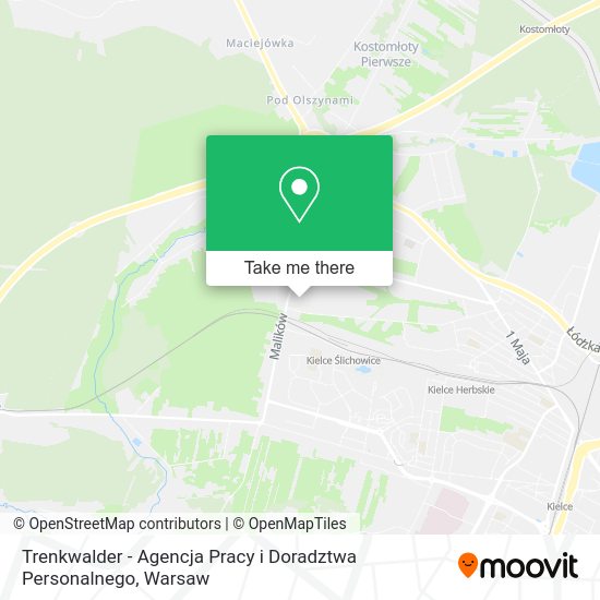 Trenkwalder - Agencja Pracy i Doradztwa Personalnego map