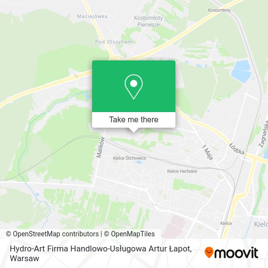 Hydro-Art Firma Handlowo-Usługowa Artur Łapot map