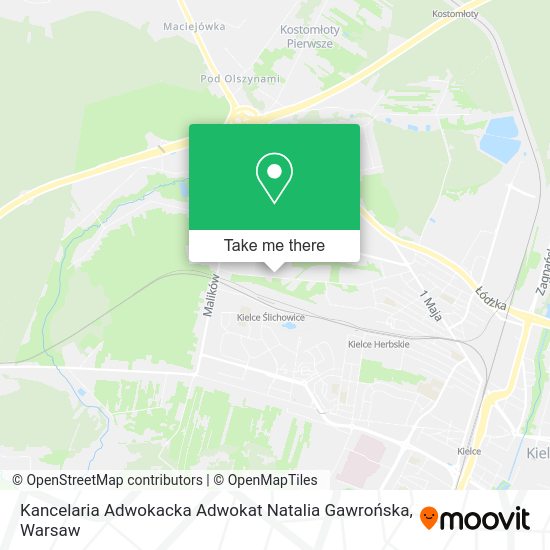 Kancelaria Adwokacka Adwokat Natalia Gawrońska map