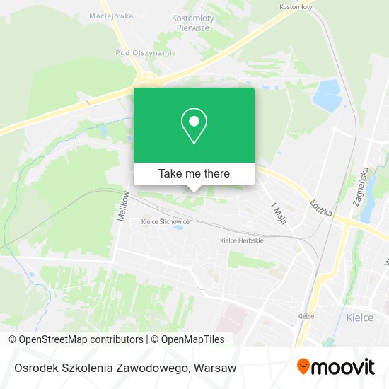 Osrodek Szkolenia Zawodowego map