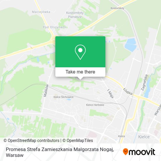 Promesa Strefa Zamieszkania Malgorzata Nogaj map