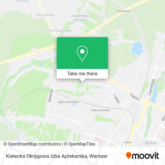 Kielecka Okręgowa Izba Aptekarska map