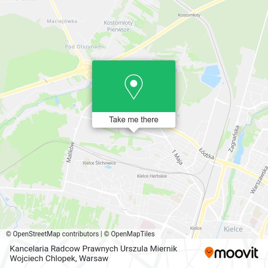 Kancelaria Radcow Prawnych Urszula Miernik Wojciech Chlopek map