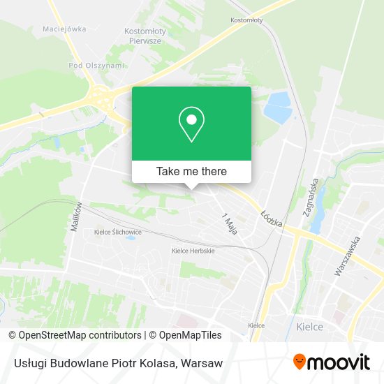 Usługi Budowlane Piotr Kolasa map