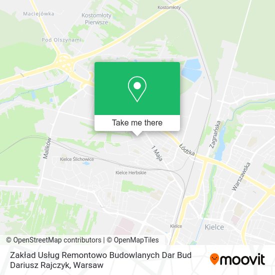 Zakład Usług Remontowo Budowlanych Dar Bud Dariusz Rajczyk map