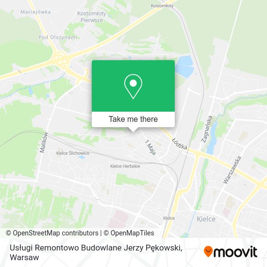 Usługi Remontowo Budowlane Jerzy Pękowski map