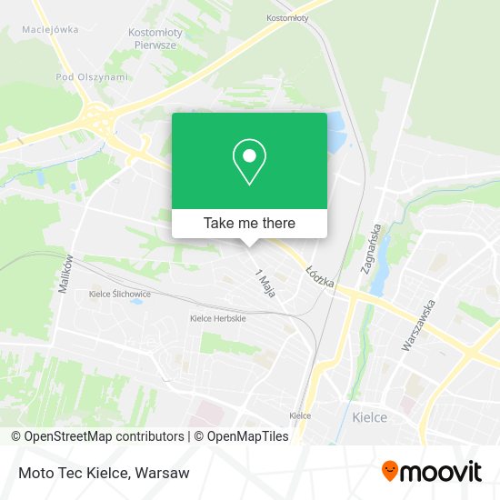 Moto Tec Kielce map