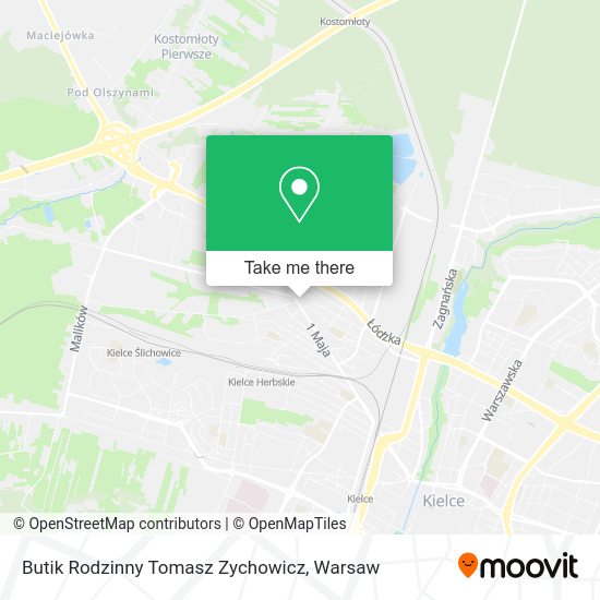 Butik Rodzinny Tomasz Zychowicz map