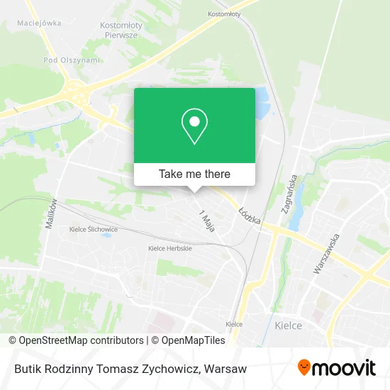 Карта Butik Rodzinny Tomasz Zychowicz