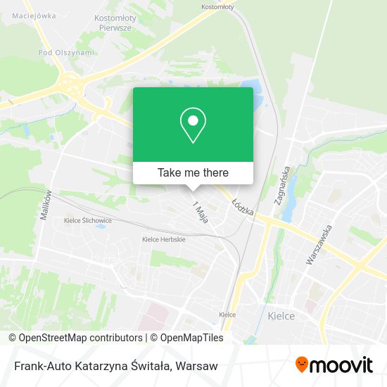 Frank-Auto Katarzyna Świtała map