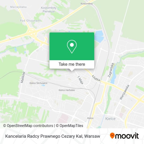 Kancelaria Radcy Prawnego Cezary Kal map