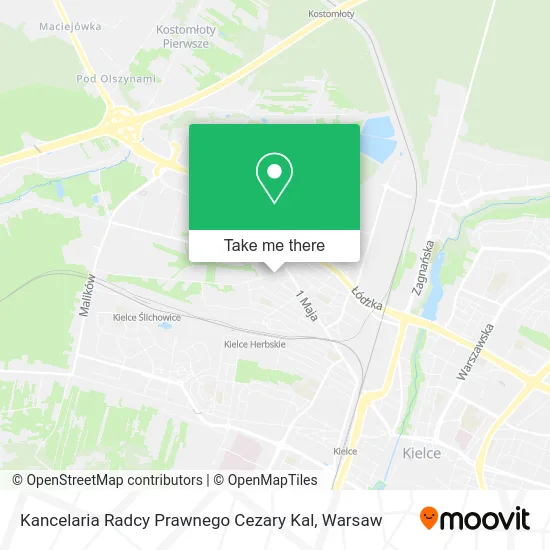 Карта Kancelaria Radcy Prawnego Cezary Kal