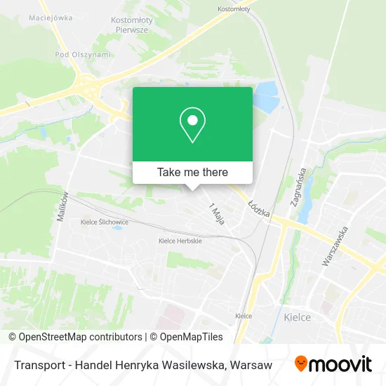 Карта Transport - Handel Henryka Wasilewska