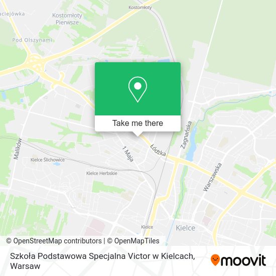 Карта Szkoła Podstawowa Specjalna Victor w Kielcach