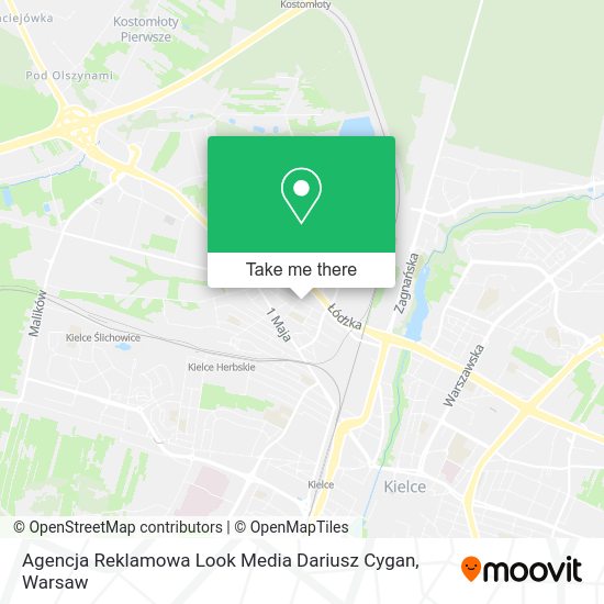 Agencja Reklamowa Look Media Dariusz Cygan map