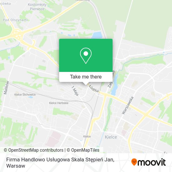 Firma Handlowo Usługowa Skala Stępień Jan map