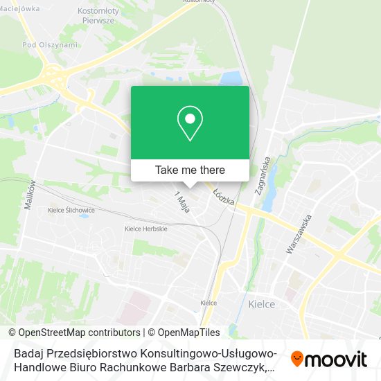 Badaj Przedsiębiorstwo Konsultingowo-Usługowo-Handlowe Biuro Rachunkowe Barbara Szewczyk map