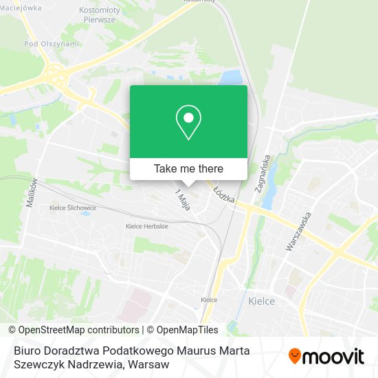 Biuro Doradztwa Podatkowego Maurus Marta Szewczyk Nadrzewia map