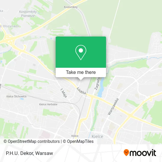 Карта P.H.U. Dekor