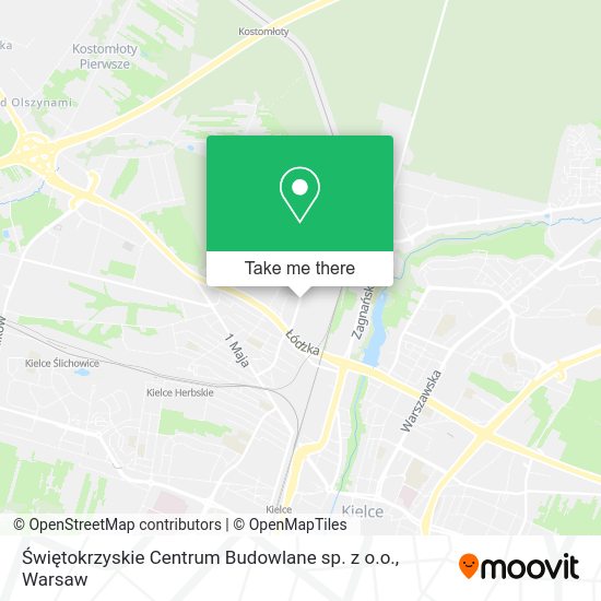 Świętokrzyskie Centrum Budowlane sp. z o.o. map