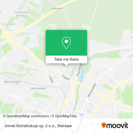 Карта Inmet Konstrukcje sp. z o.o.