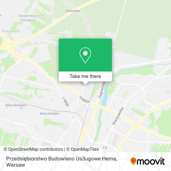 Przedsiębiorstwo Budowlano Us3ugowe Hema map