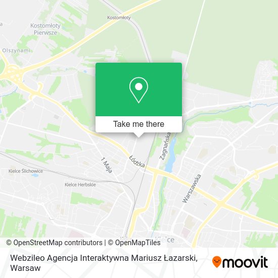 Webzileo Agencja Interaktywna Mariusz Łazarski map