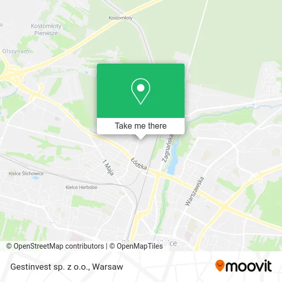 Карта Gestinvest sp. z o.o.
