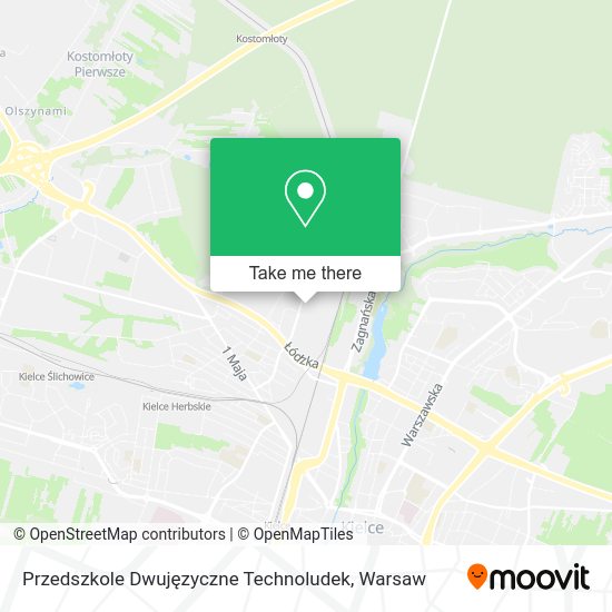 Przedszkole Dwujęzyczne Technoludek map