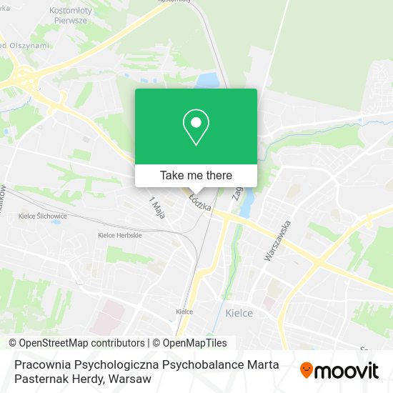 Карта Pracownia Psychologiczna Psychobalance Marta Pasternak Herdy