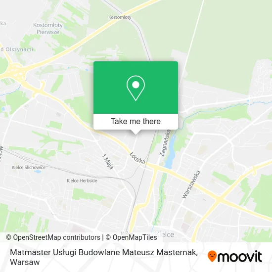Карта Matmaster Usługi Budowlane Mateusz Masternak
