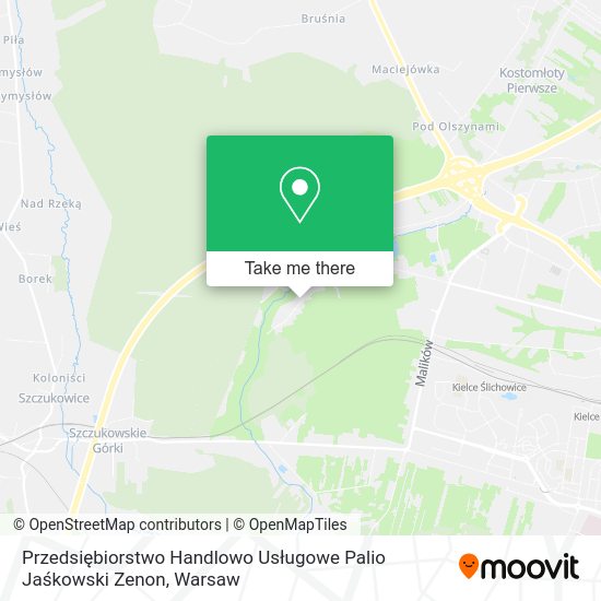 Przedsiębiorstwo Handlowo Usługowe Palio Jaśkowski Zenon map