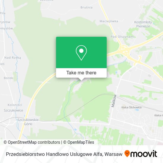 Przedsiebiorstwo Handlowo Uslugowe Alfa map