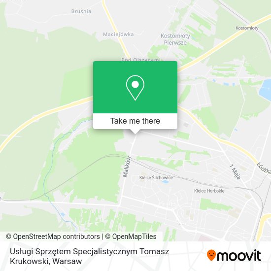 Usługi Sprzętem Specjalistycznym Tomasz Krukowski map