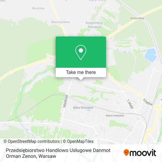 Przedsiębiorstwo Handlowo Usługowe Danmot Orman Zenon map