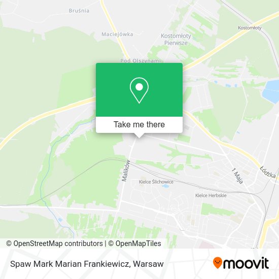 Spaw Mark Marian Frankiewicz map