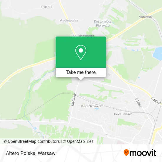 Карта Altero Polska