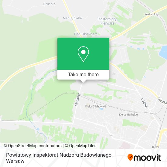 Powiatowy Inspektorat Nadzoru Budowlanego map