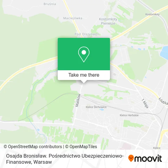 Карта Osajda Bronisław. Pośrednictwo Ubezpieczeniowo-Finansowe