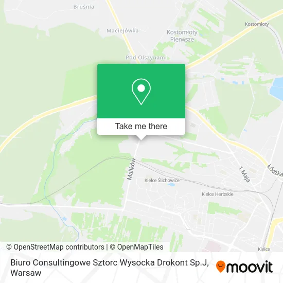 Карта Biuro Consultingowe Sztorc Wysocka Drokont Sp.J