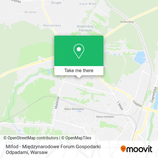 Mifod - Międzynarodowe Forum Gospodarki Odpadami map